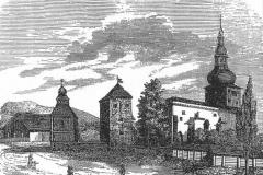 Mestský hrad v Pukanci z r. 1857