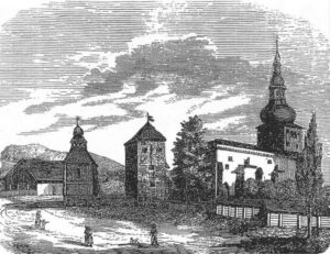 Mestský hrad v Pukanci z r. 1857